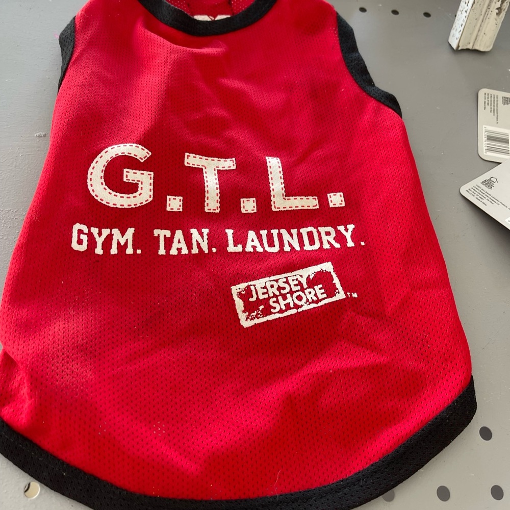 Jersey shore shirt for dogs